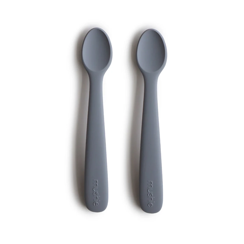 Set dy lugë silikoni Mushie - Figura 3