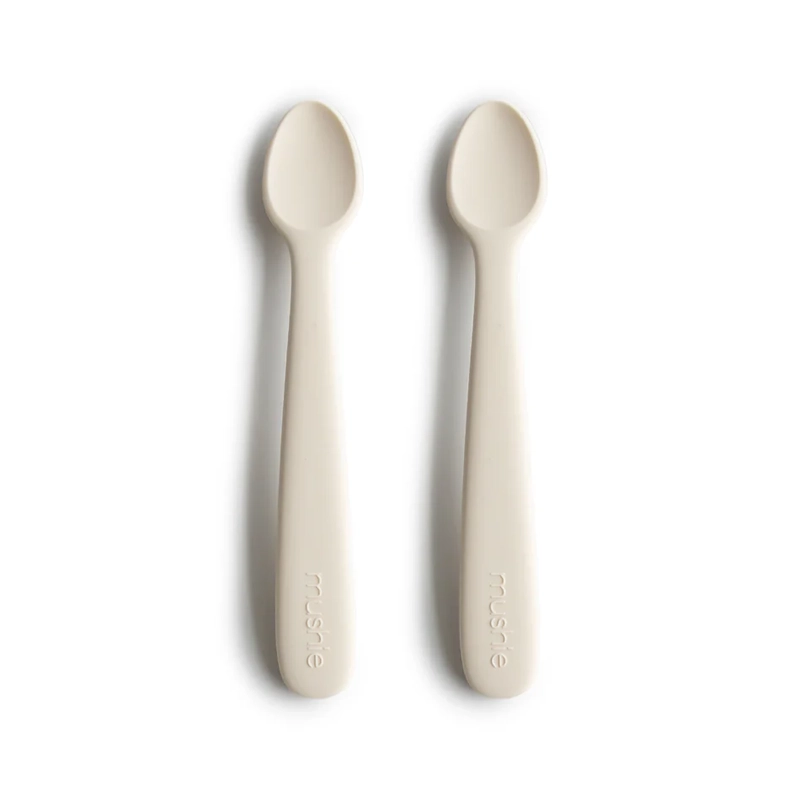 Set dy lugë silikoni Mushie - Figura 4