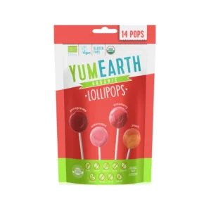 YumEarth – Lollipops organike, 14 cope