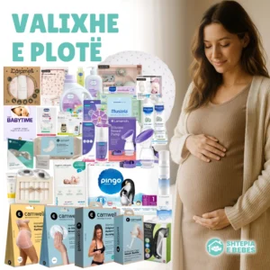 Valixhja e plotë e maternitetit për nënën dhe bebin
