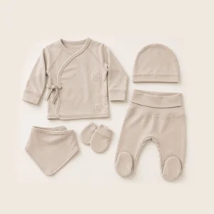 Set materniteti per bebe – 5 pjese, material pambuk