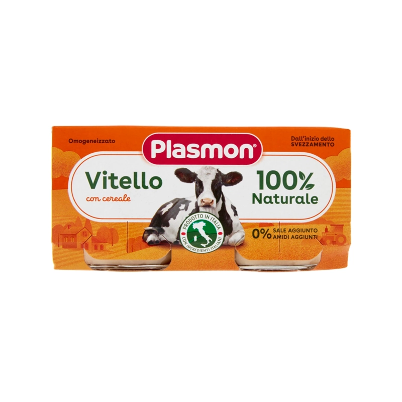 Plasmon Pure Mish Viçi & Drithëra 2×80g