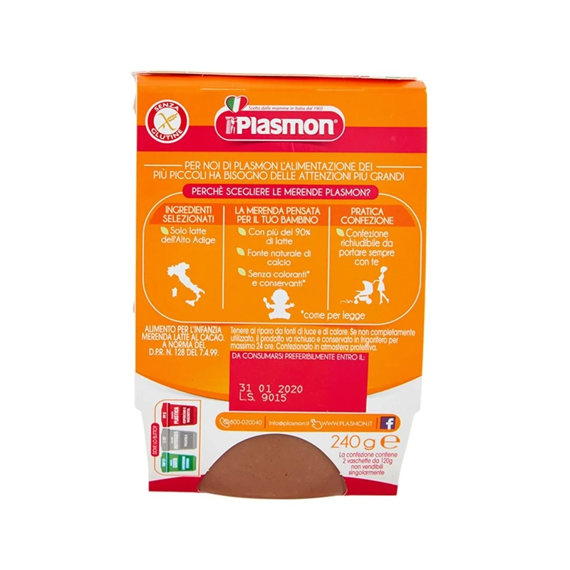 Plasmon merendë me qumësht dhe kakao - Figura 2