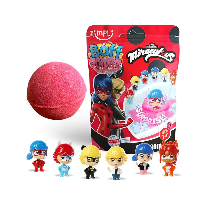 Bomba banje Miraculous me figurë surprizë për fëmijë