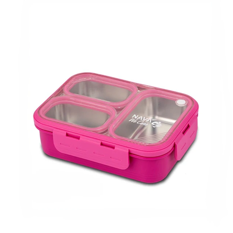 Lunch box inox me ndarje 800 ml - Figura 2