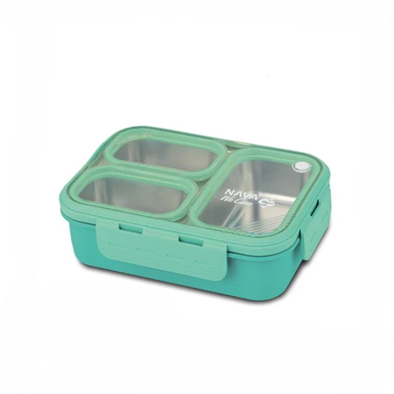 Lunch box inox me ndarje 800 ml - Figura 3