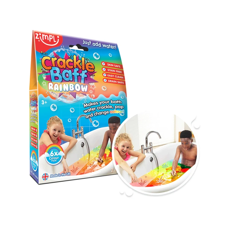 Zimpli Crackle Baff Rainbow 6 Pack