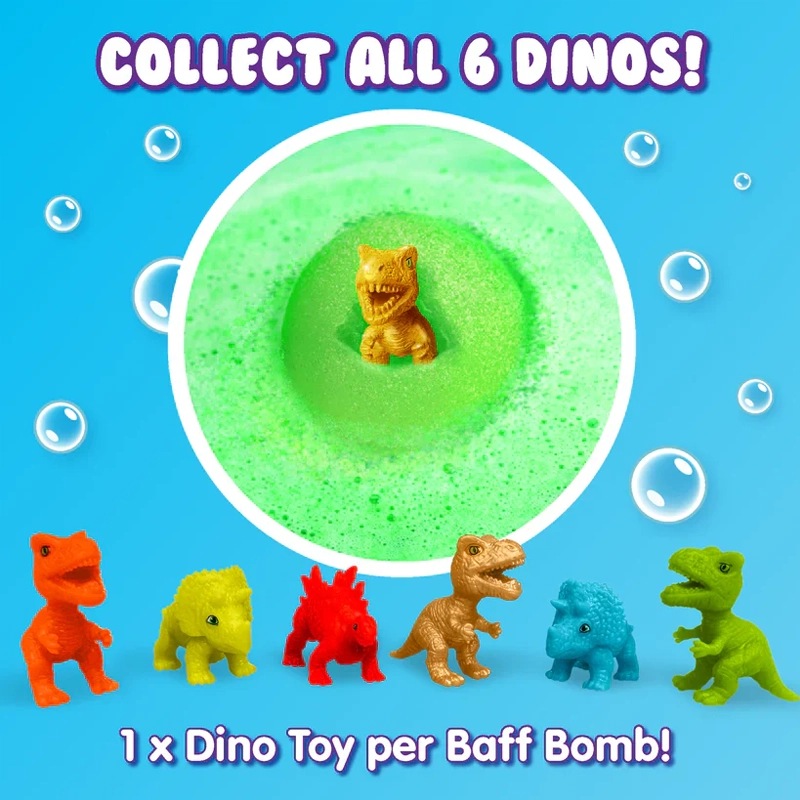 Zimpli Kids – Bomba Banje Dino me Surprizë 6 Copë - Figura 3