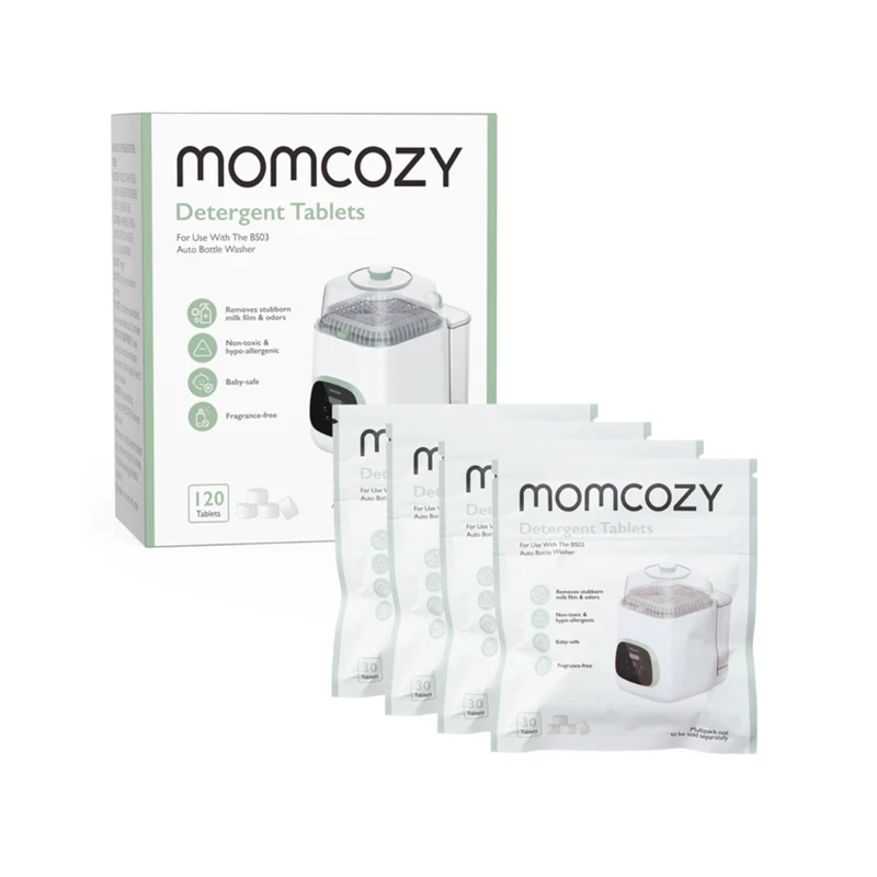 Tableta detergjenti Momcozy për makinën larëse KleanPal Pro për shishe bebeje