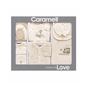 Set materniteti Caramell prej pambuku organik