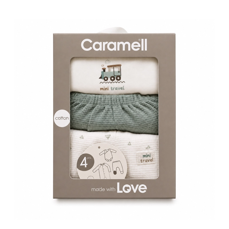 Caramell – Set Materniteti për të Porsalindur 4 Pjesë