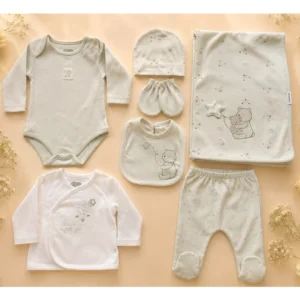 Set Materniteti me 7 Pjesë Caramell për Bebe