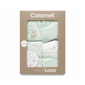 Set Materniteti Caramell – 4 Pjesë për Bebe
