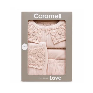 Set Materniteti Caramell – 4 Pjesë për Bebe