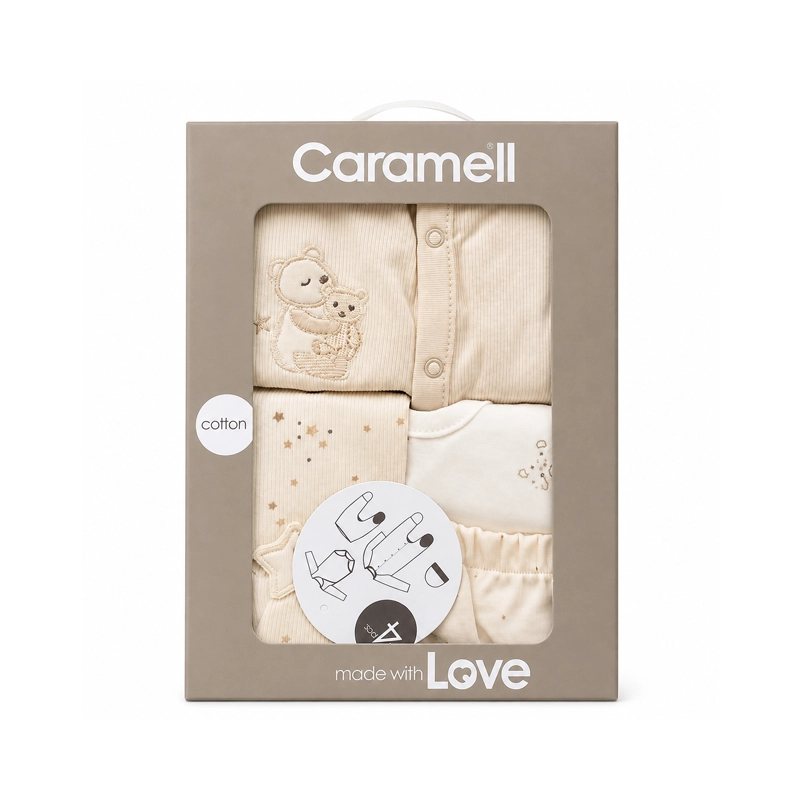 Set Materniteti me 4 Pjesë Caramell