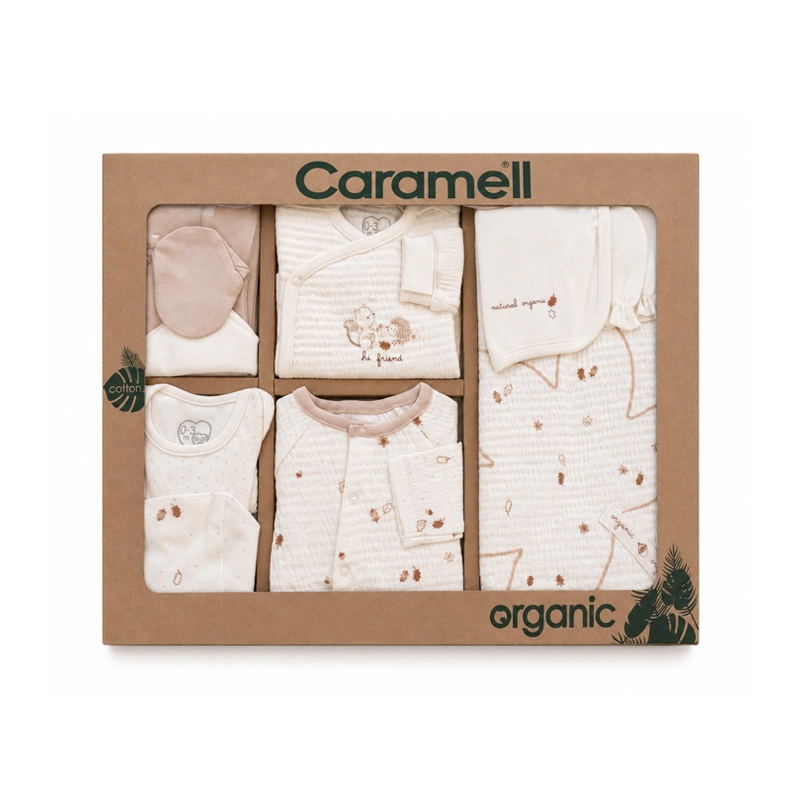Set Materniteti Caramell Organic – 10 Pjesë