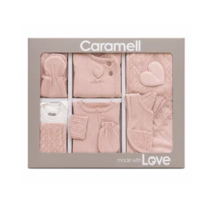 Set Materniteti Caramell prej Pambuku – 10 Pjesë